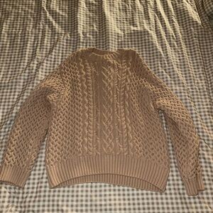 Song of Style Cable Knit Sweater - Brown